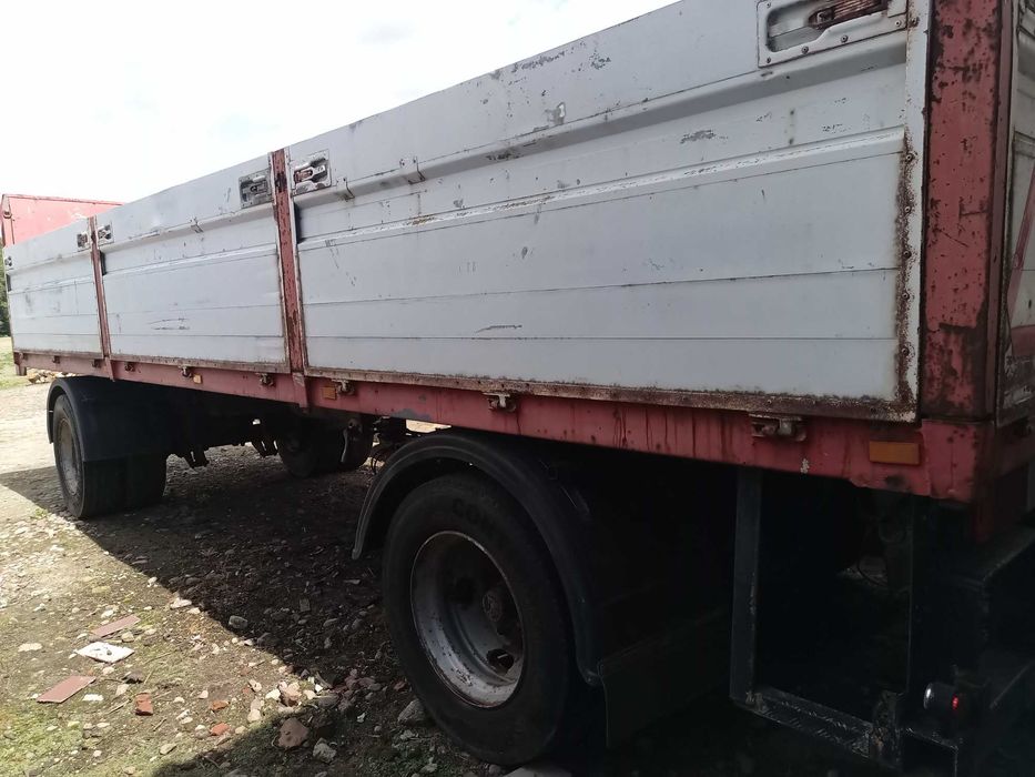Przyczepa, poduszka resor, burty aluminiowe, bel słomy,laweta