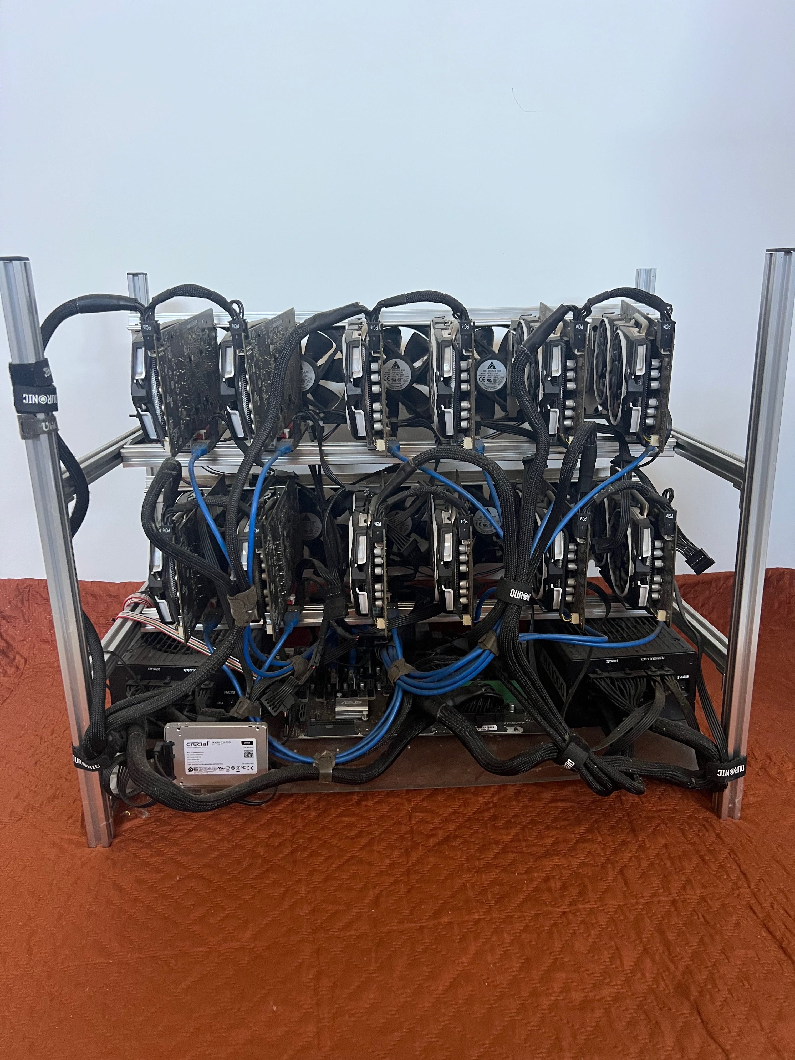 GPU mining 12 x RX580 8gb