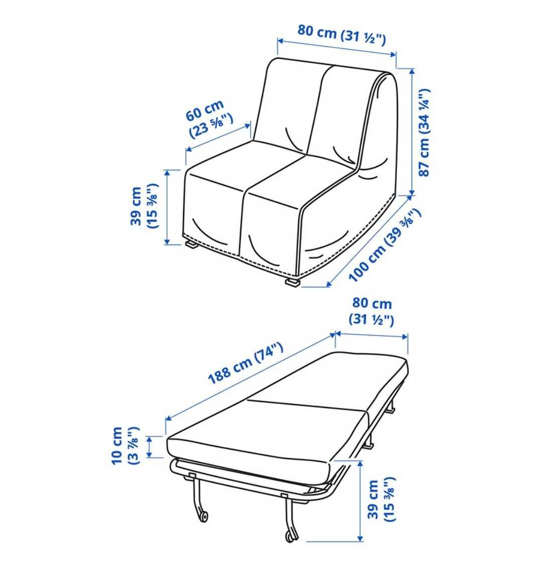 Sofá transformavel em cama solteiro