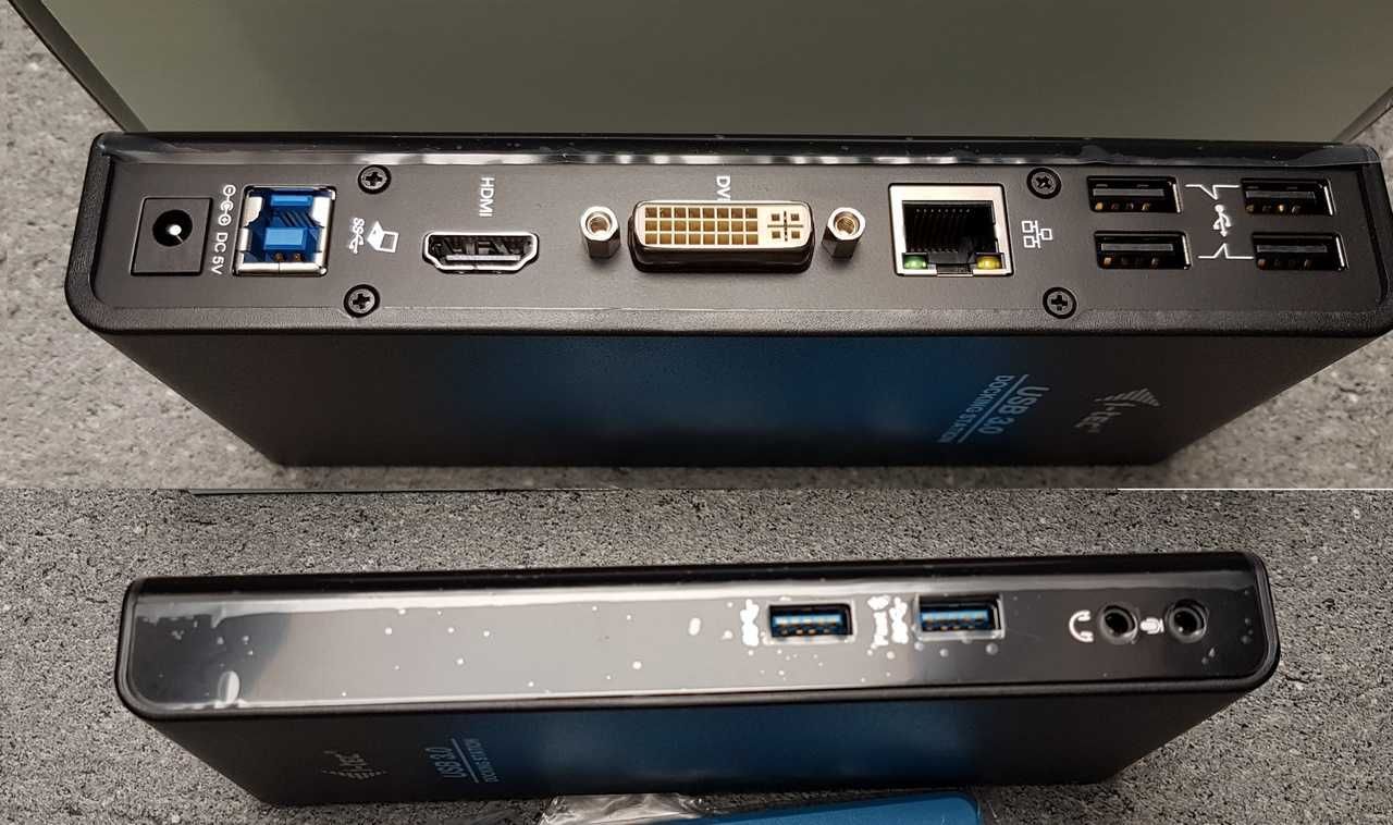 NOWA Stacja dokująca i-TEC Laptop PC HDMI DVI LAN USB 3.0 2x MONITOR