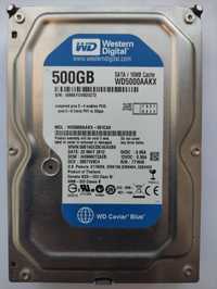 Жорсткий жёсткий диск Western Digitall 500GB вінчестер hdd