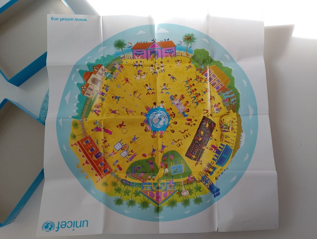 Puzzle UNICEF 500 OP2103 okrągłe round puzzle