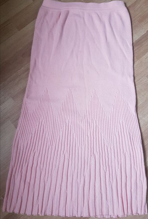 Юбка вязаная зимняя