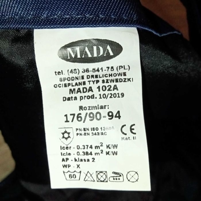 Strój roboczy męski ogrodniczki kapota M L nowa