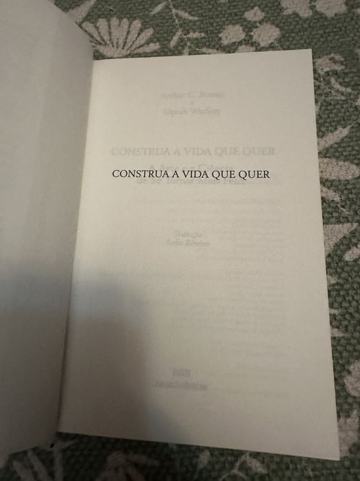 Livro de auto-ajuda: Construa a Vida que Quer