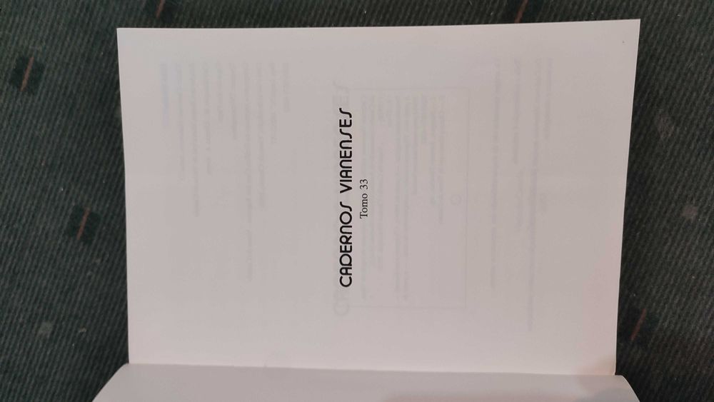 2 Volumes Cadernos Vianenses - Tomos 13 e 33