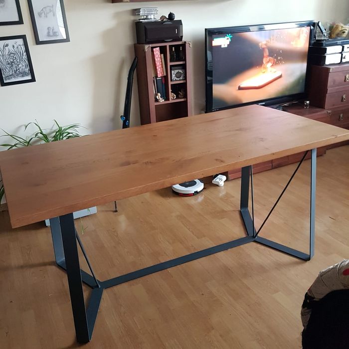 Stół 172x82x78x4cm lity dąb