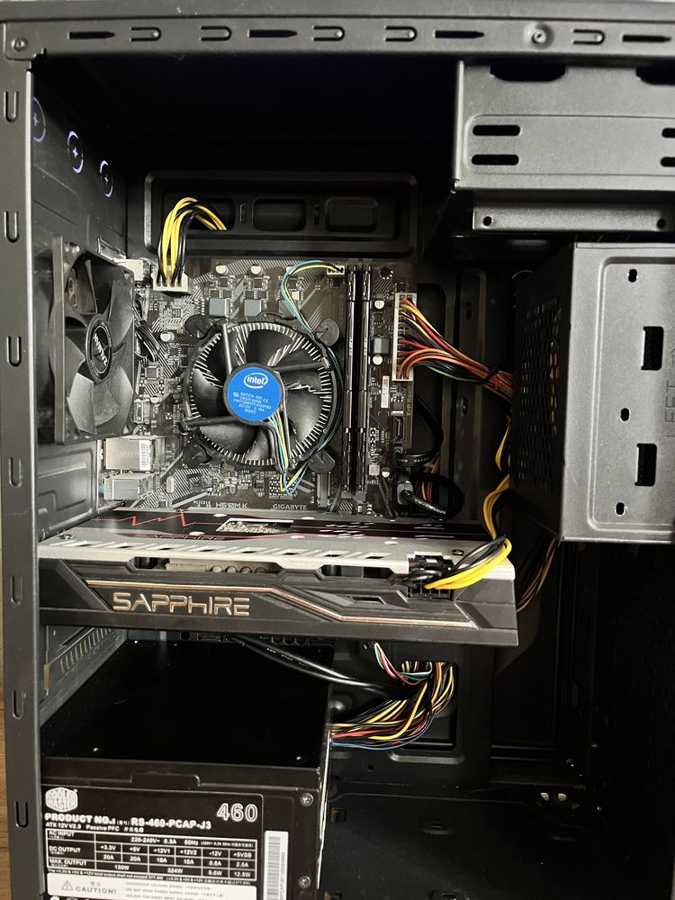 i3 10100f, RX580 8gb, 16gb DDR4, 120gb SSD ігровий компʼютер