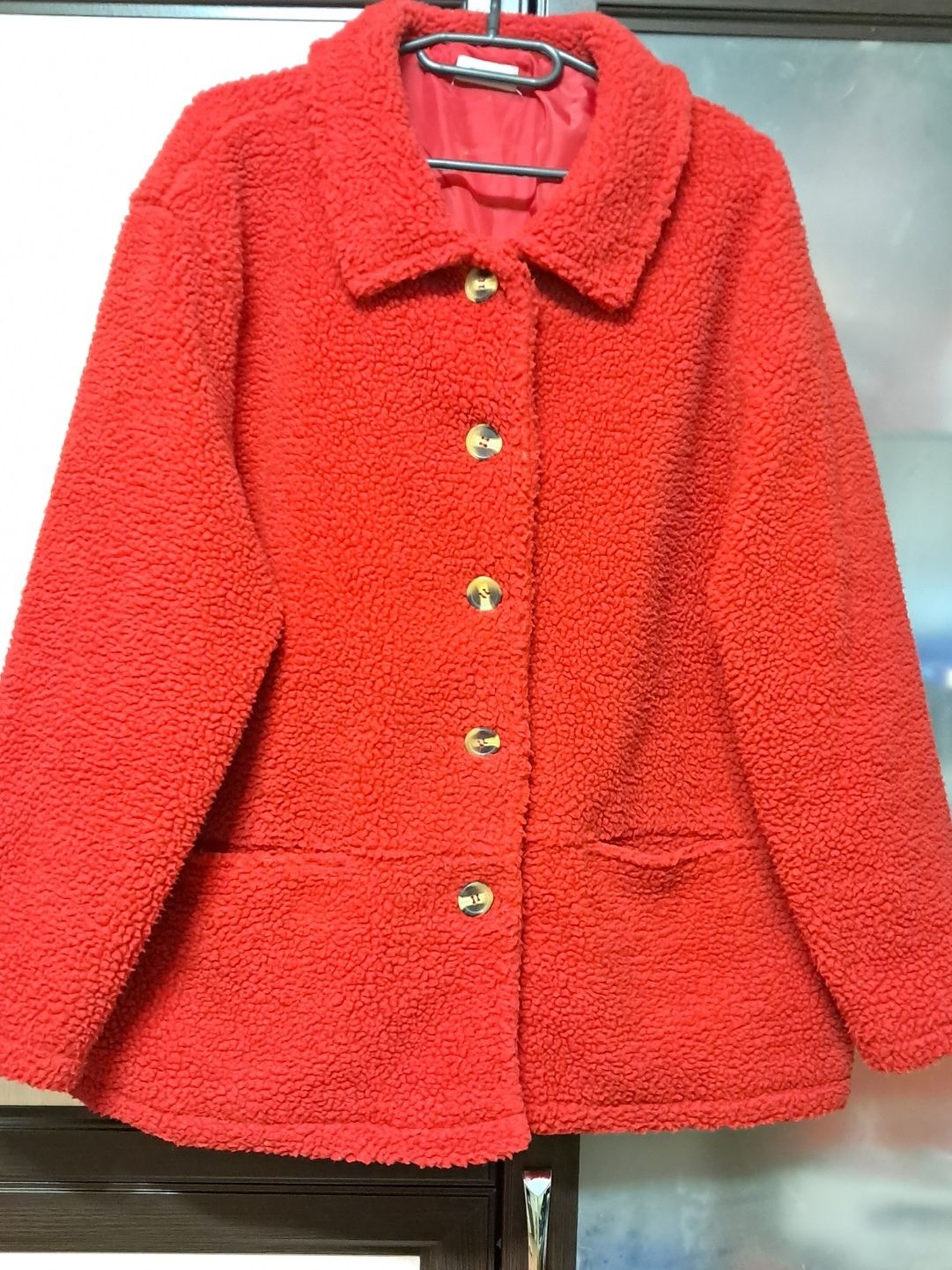 Вітровка,кофта шерпа,куртка тедди,54-56 розмір,великий розмір