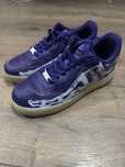 Nike air force 1 skeleton purple