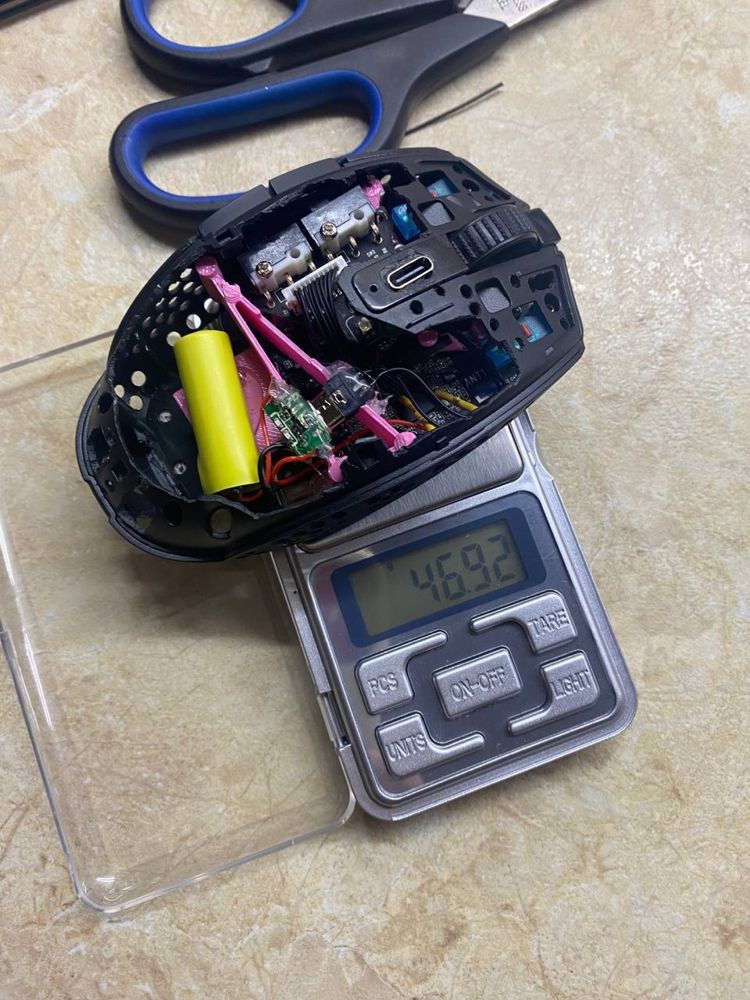 Orochi V2, 47г + battery mod