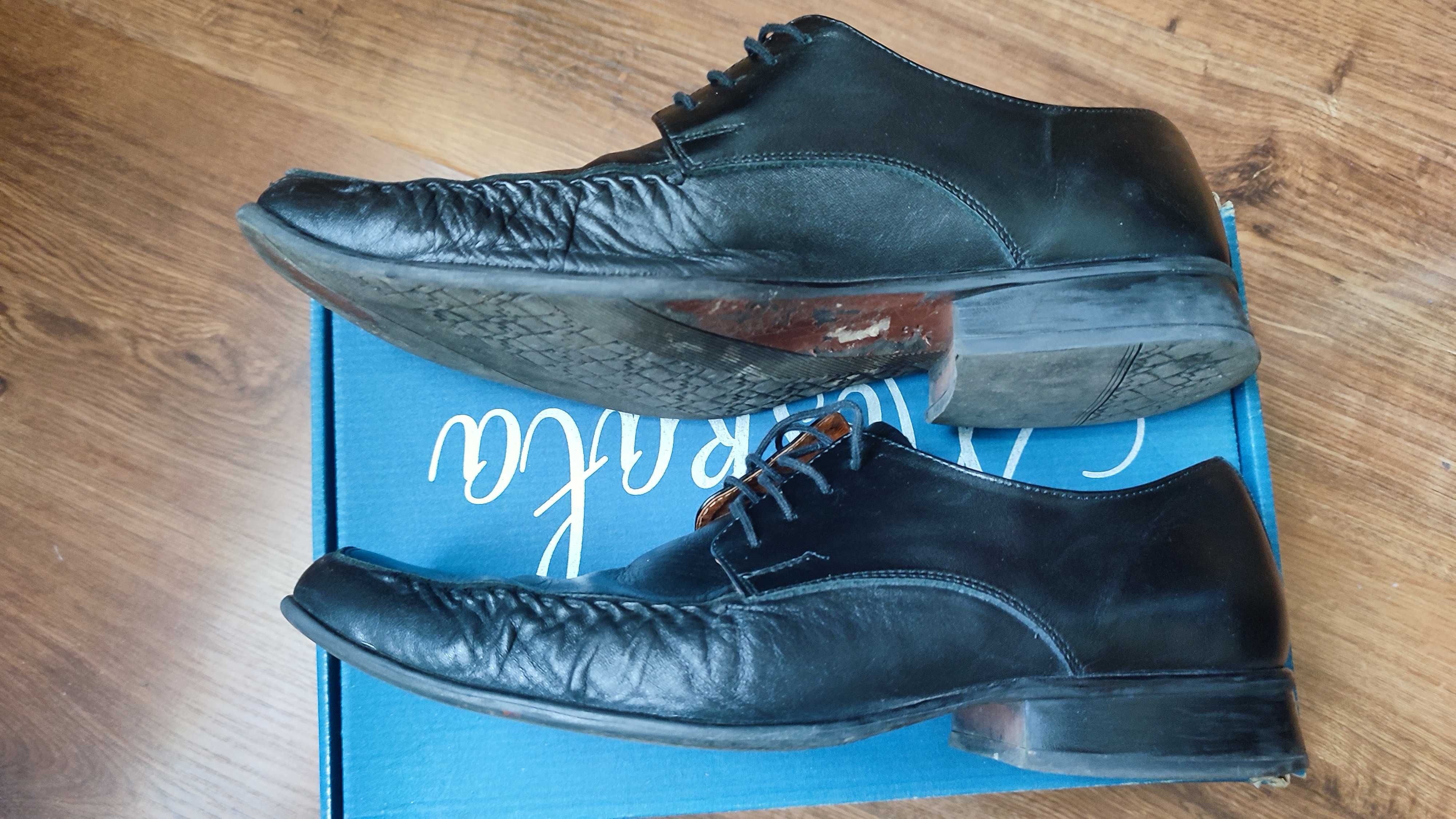 Buty eleganckie skóra Moskała rozmiar 42