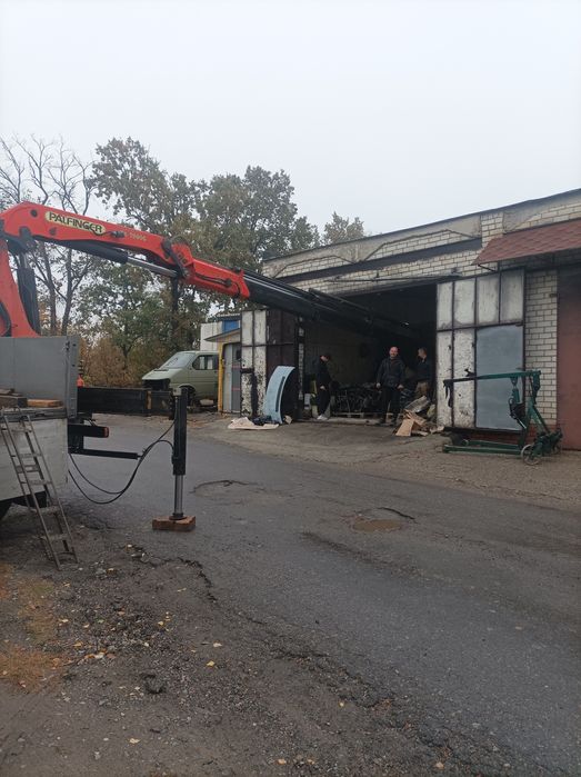 Кран манипулятор 12м, до14т