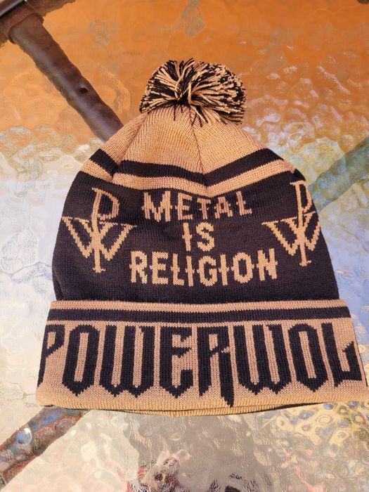 Czapka zimowa Powerwolf z pomponem