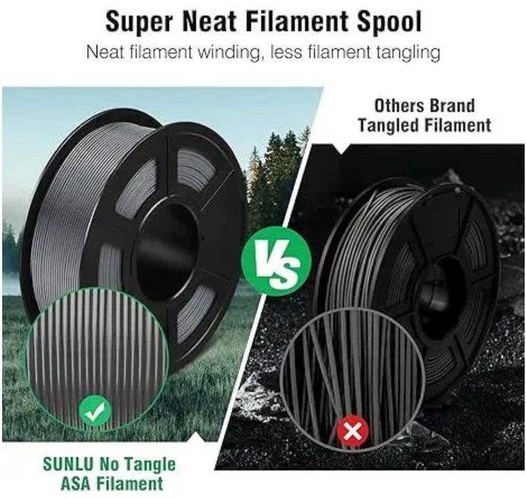 Філамент. Пластик SUNLU ASA 1.75мм, 1кг