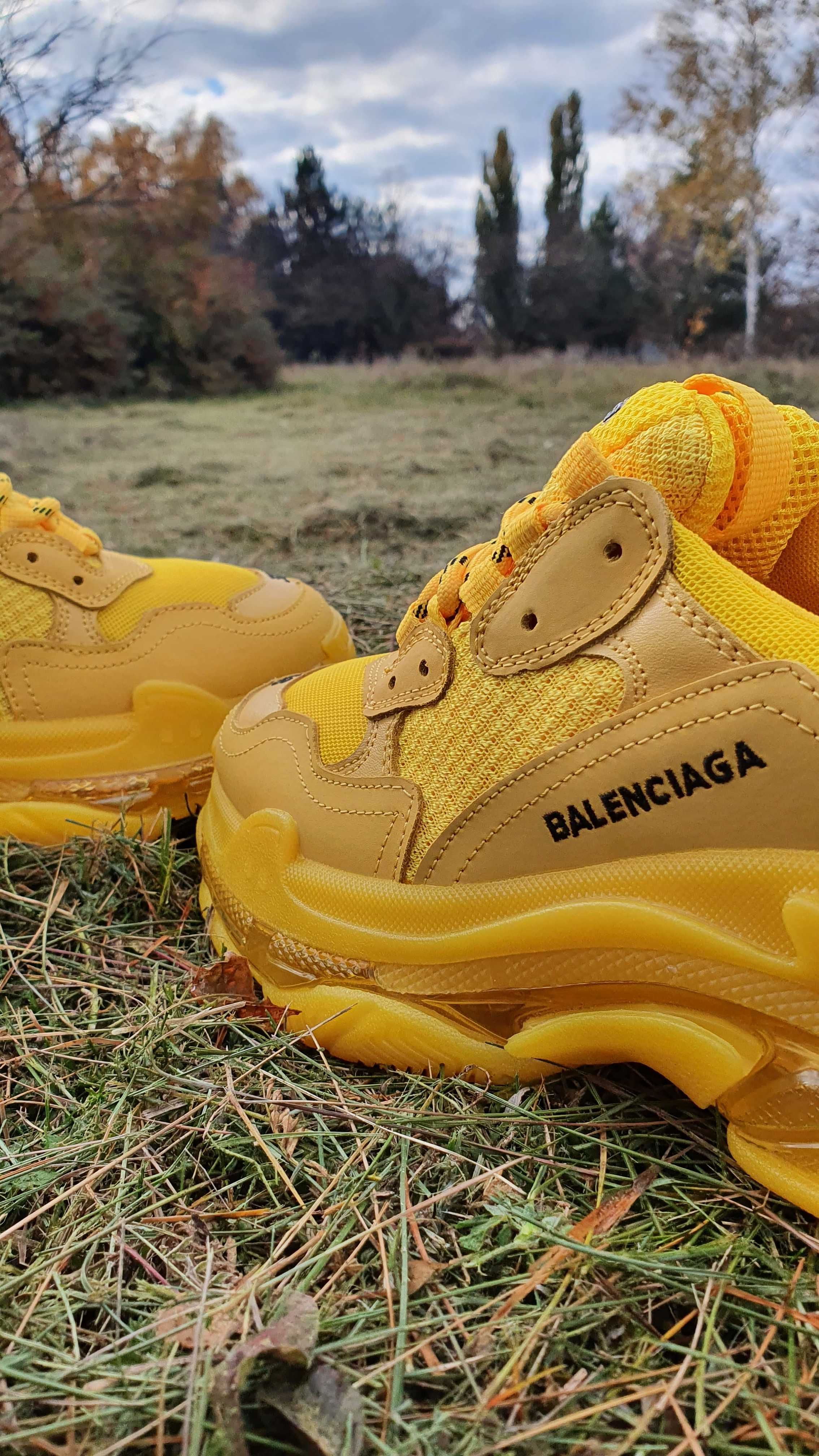 Buty Balenciaga Triple S Clear Sole Yellow 36-42r