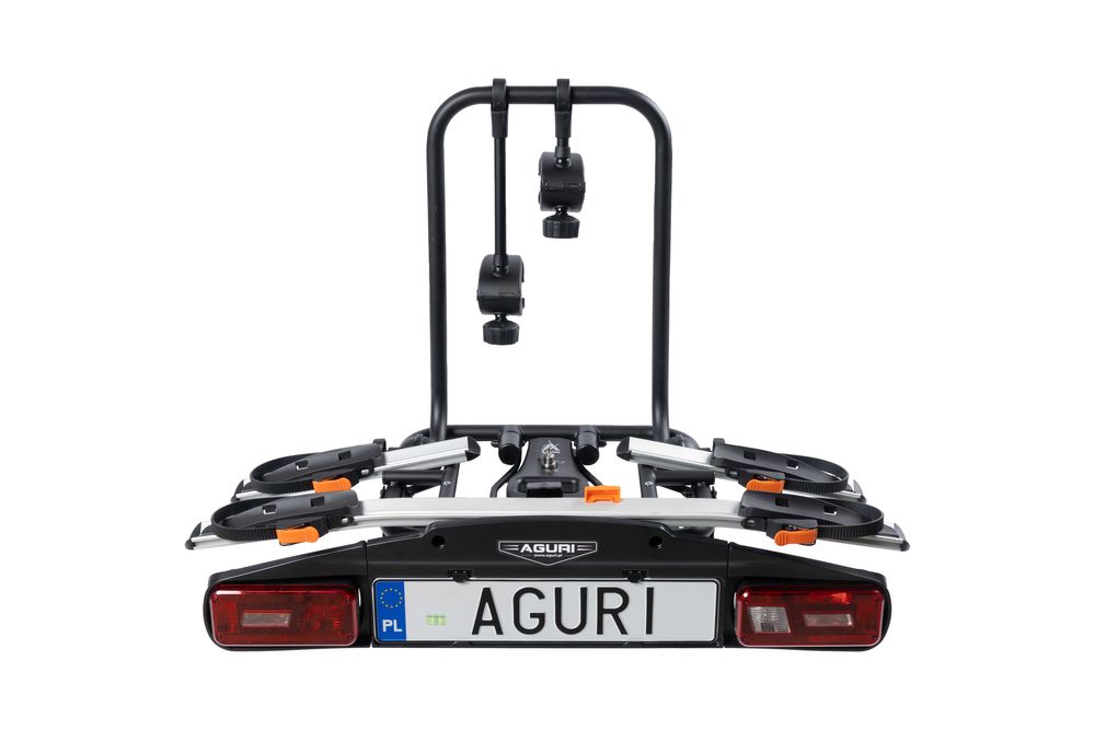 Bagażnik Platforma rowerowa hak Aguri ACTIVE BIKE PRO 2 Rowery Silver