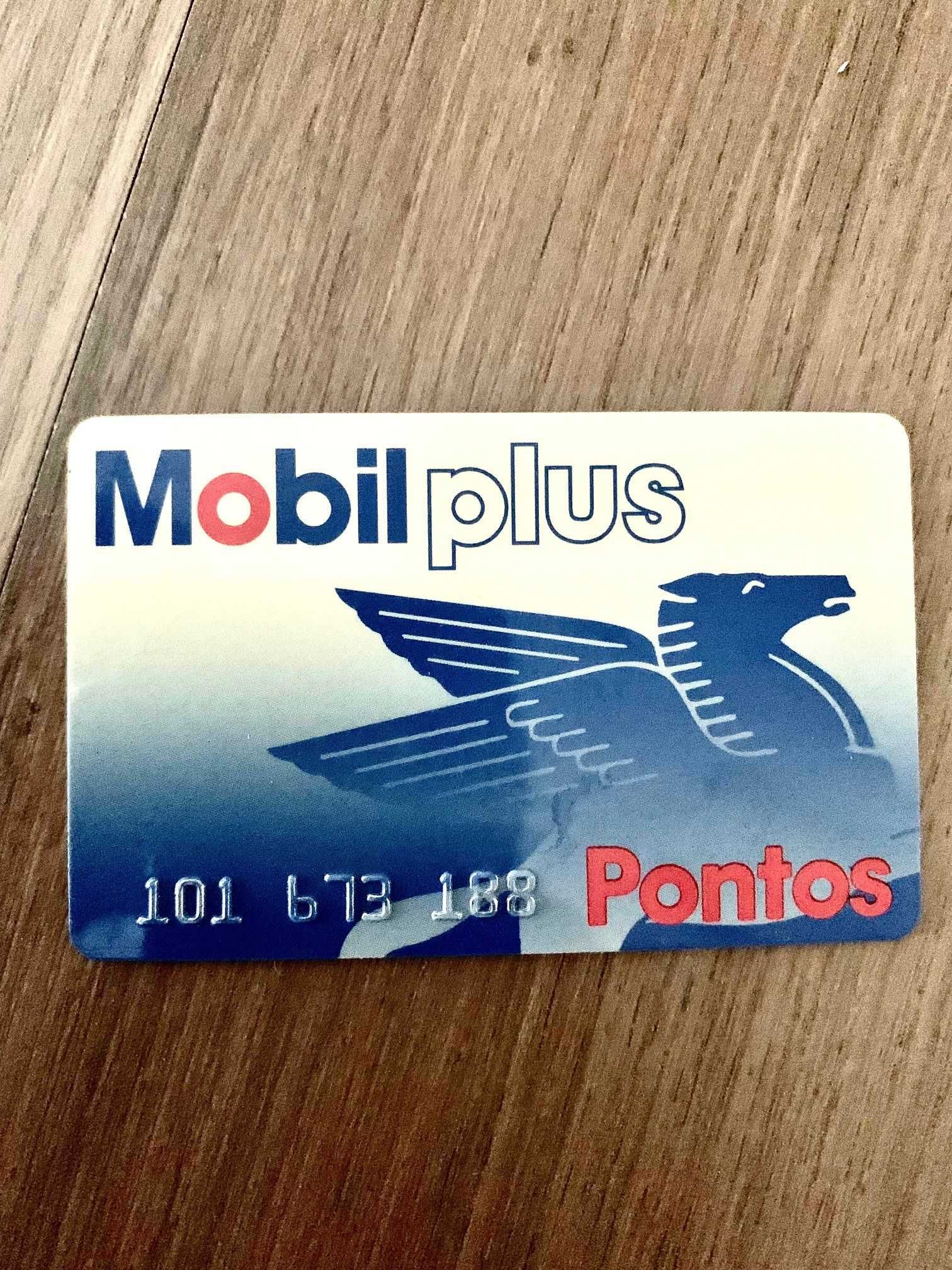 Cartão pontos Mobil anos 90