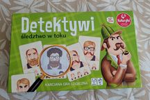 Detektywi śledztwo w toku Karciana gra logiczna