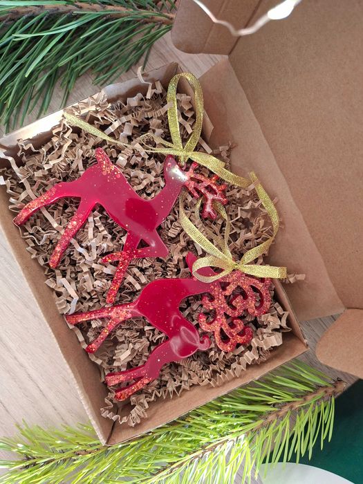 Najpiękniejsze świąteczne ozdoby Renifery 2szt