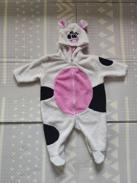 Kombinezon / pajacyk / piżama krowa 68 cm