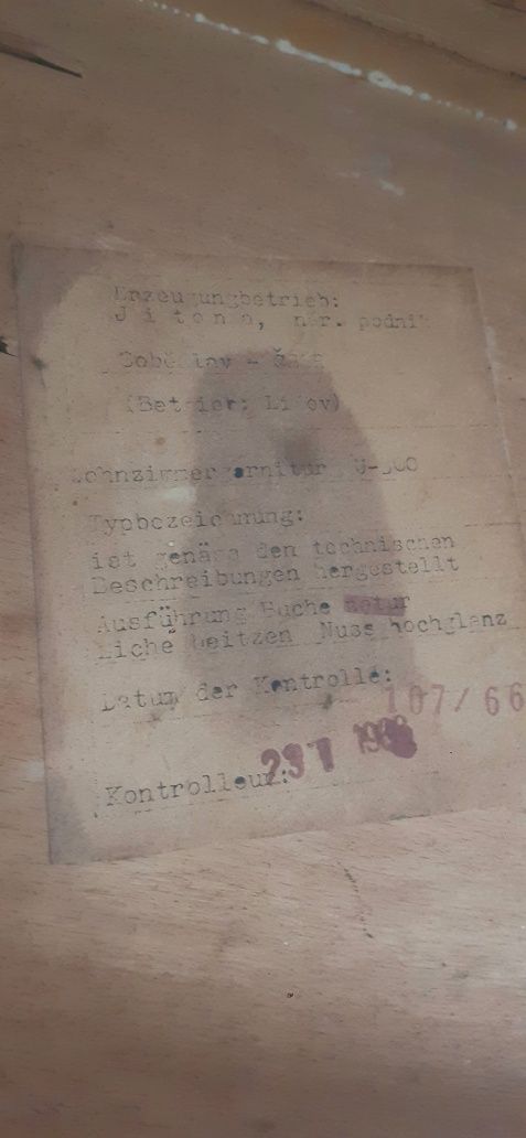 Komoda bieliźniarka prl Jitona Czechosłowacja