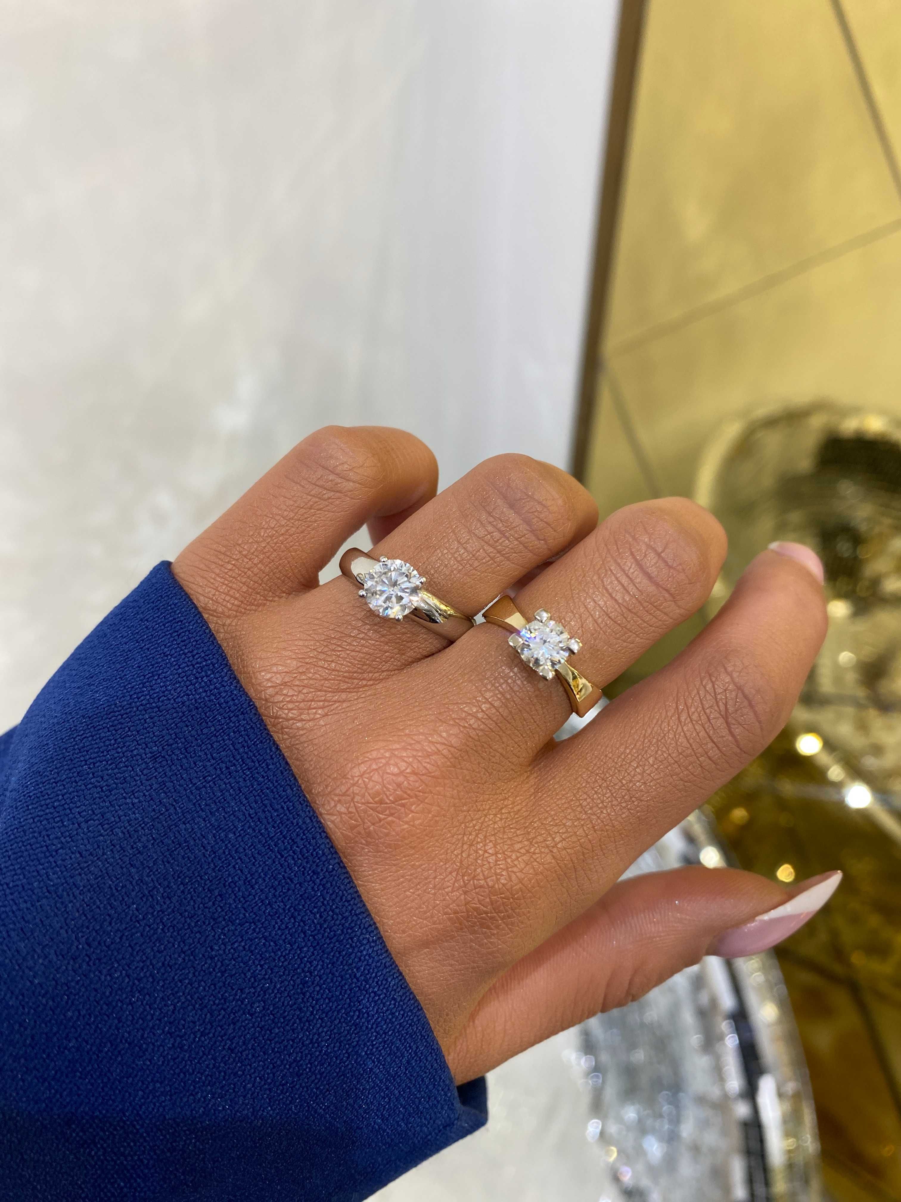 Pierścionek z diamentem naturalnym 1.03 ct
