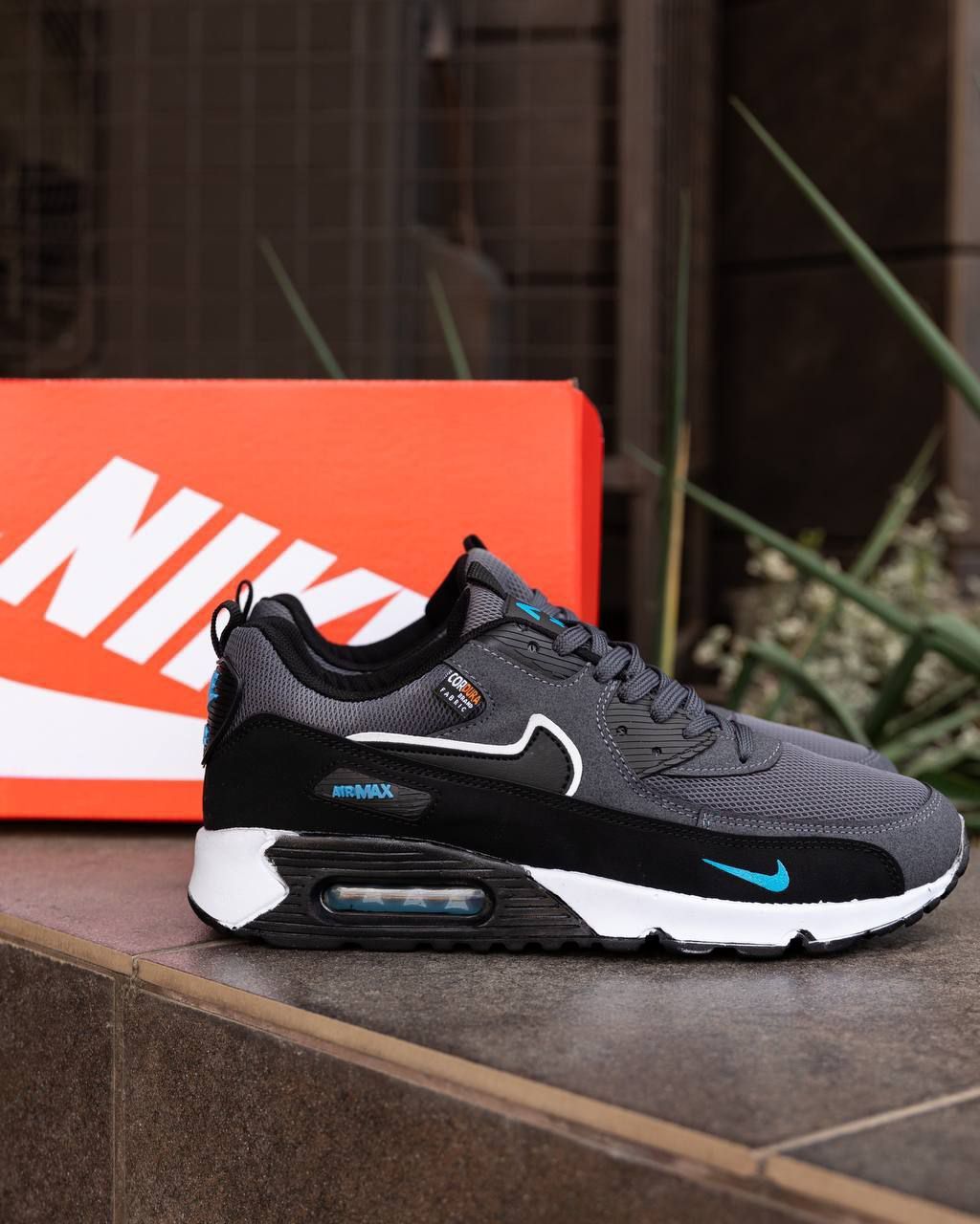 РОЗПРОДАЖ! Кросівки Nike Air Max 90 Grey Blue, мужские кросовки