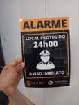 Placa Dissuasão Assalto