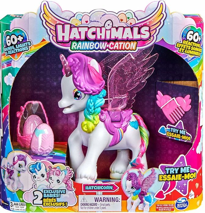 Hatchimals Tęczowe Wakacje Jednorożec 60+ Efektów