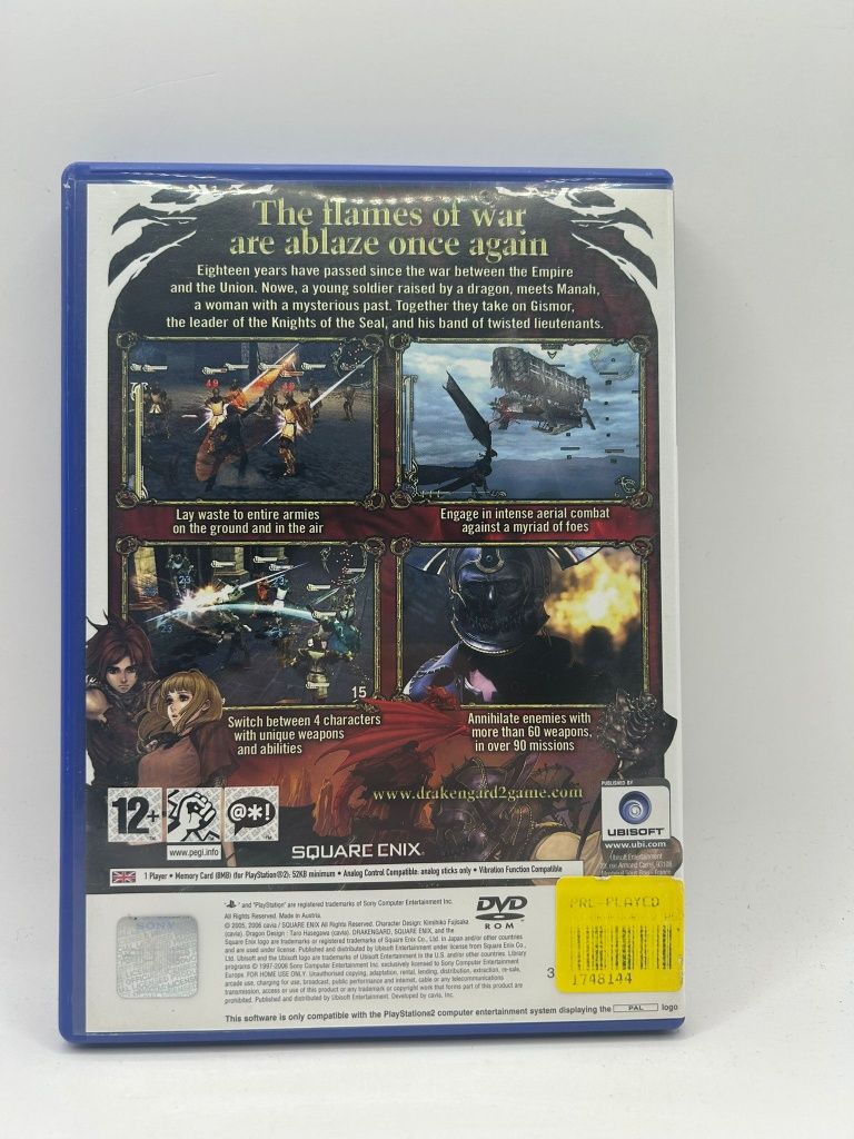 Drakengard 2 3xA Ps2 nr 6244