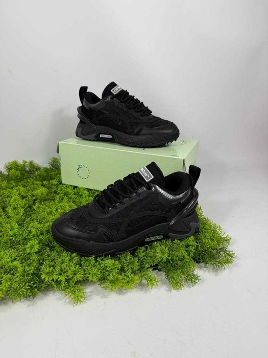 Кросівки Off-White ODSY 2000 / офвайт одси 2000 чорні фіолетові сваг