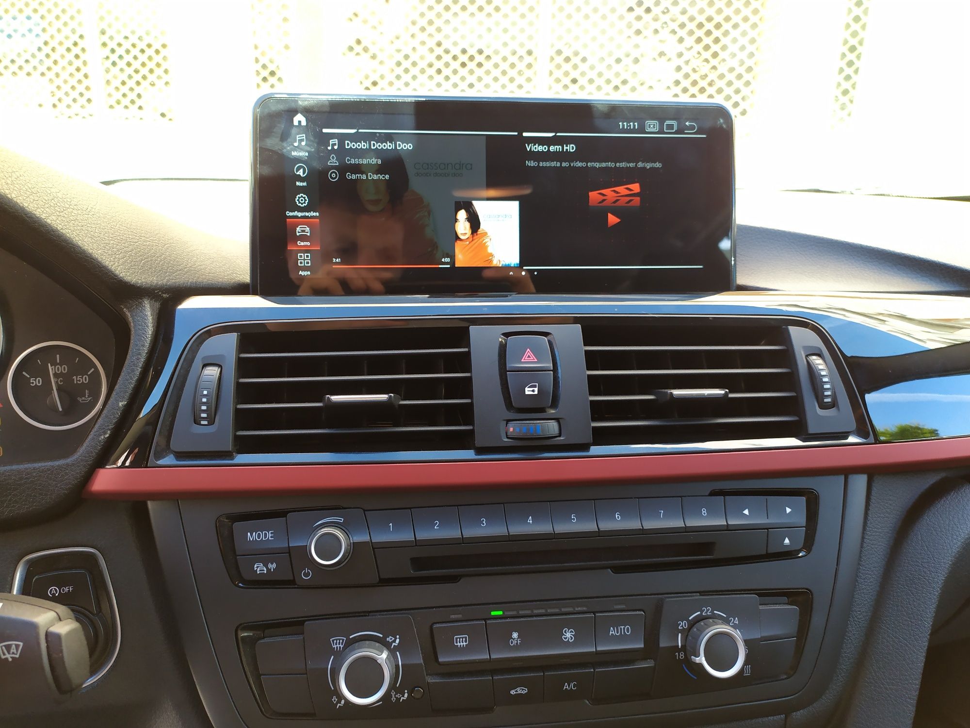 Rádio BMW F20 F22 F30 f32 Série 1 3 4 GPS DVD Bluetooth USB android