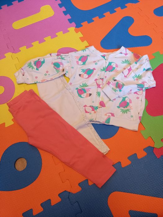 Ubranka dla dziewczynki rozmiar 86 paczka