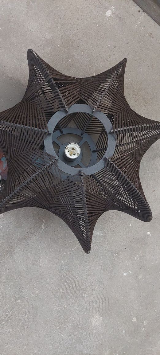 Lampa wisząca brązowa