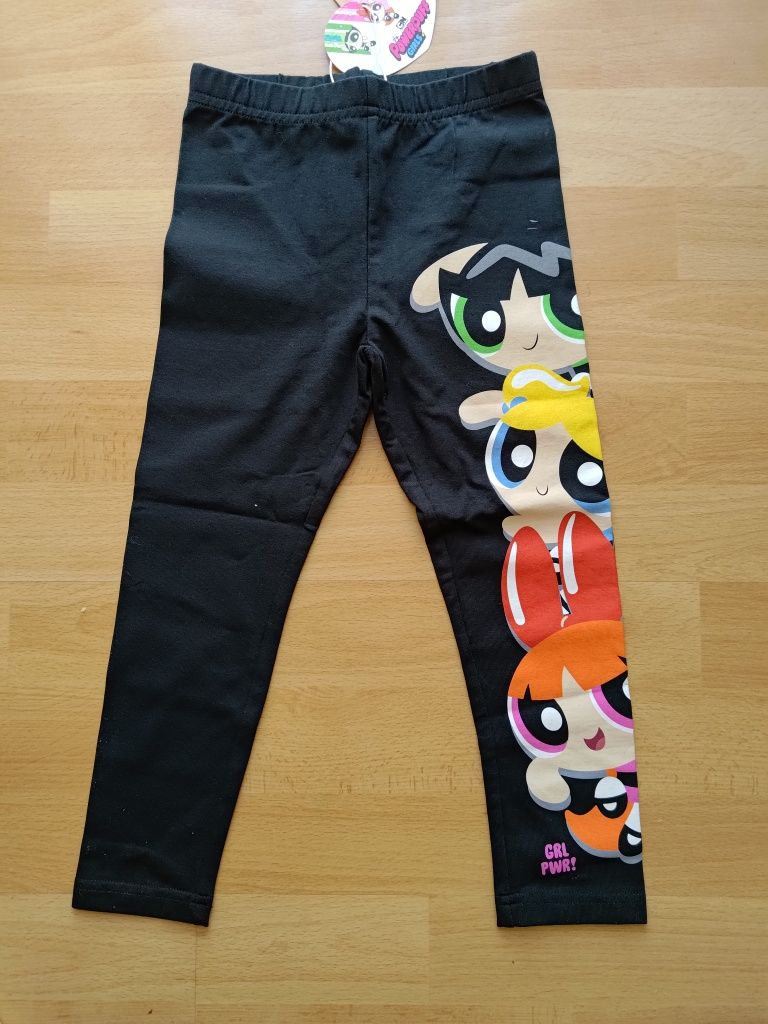 Sprzedam nowe legginsy coccodrillo r. 104 licencja POWERPUFF GIRLS