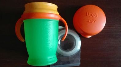 Kubek niekapek lovi 360 + nowy silikonowy ustnik