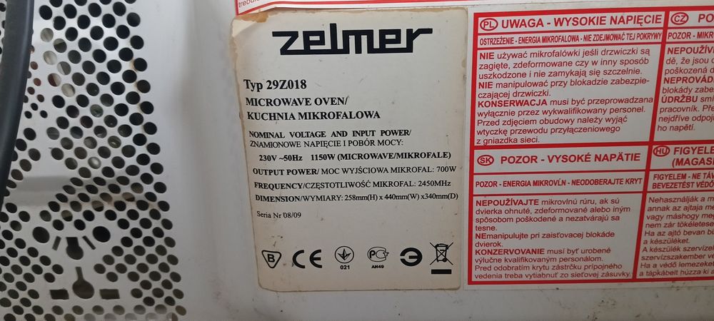 Mikrofalówka Zelmer