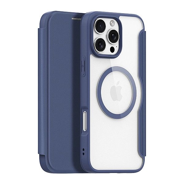 Etui Dux Ducis Skin X Pro na iPhone 16 Pro Max z MagSafe i klapką - ni