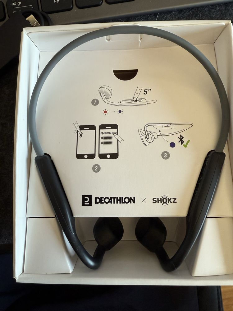 Auricular fone Shokz x Decathlon