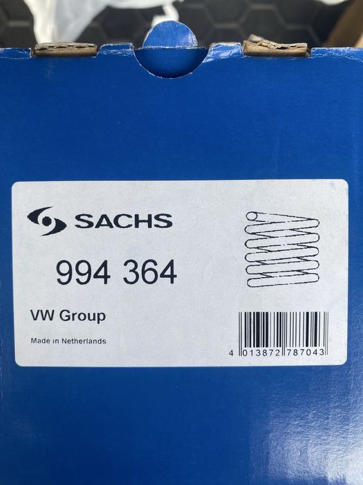Пружина підвіски задня SACHS TIGUAN