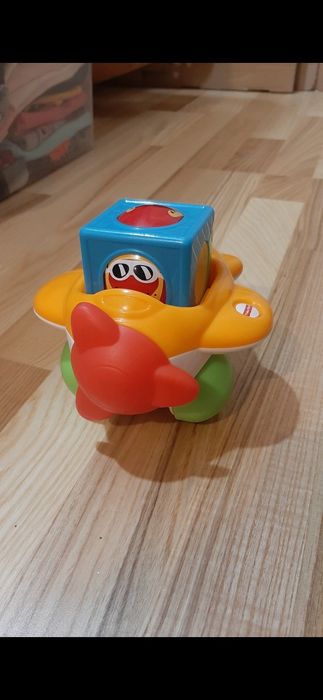 Fisher Price ruchome klocki samolocik