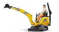 BRUDER Minikoparka JCB 8010 z Kierowcą 62002