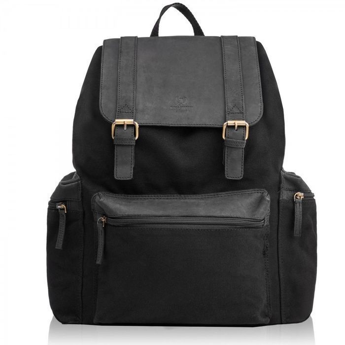 Plecak skórzany vintage Paolo Peruzzi T-37-BL
