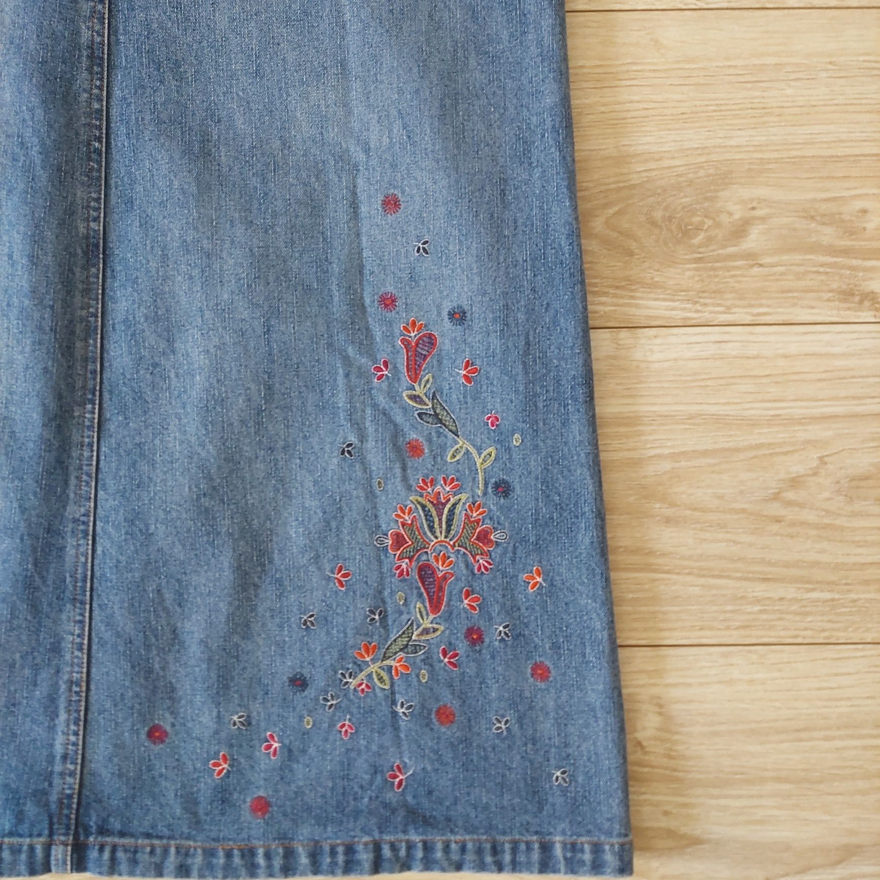 Spódnica jeansowa kappahl 38 maxi do kostek