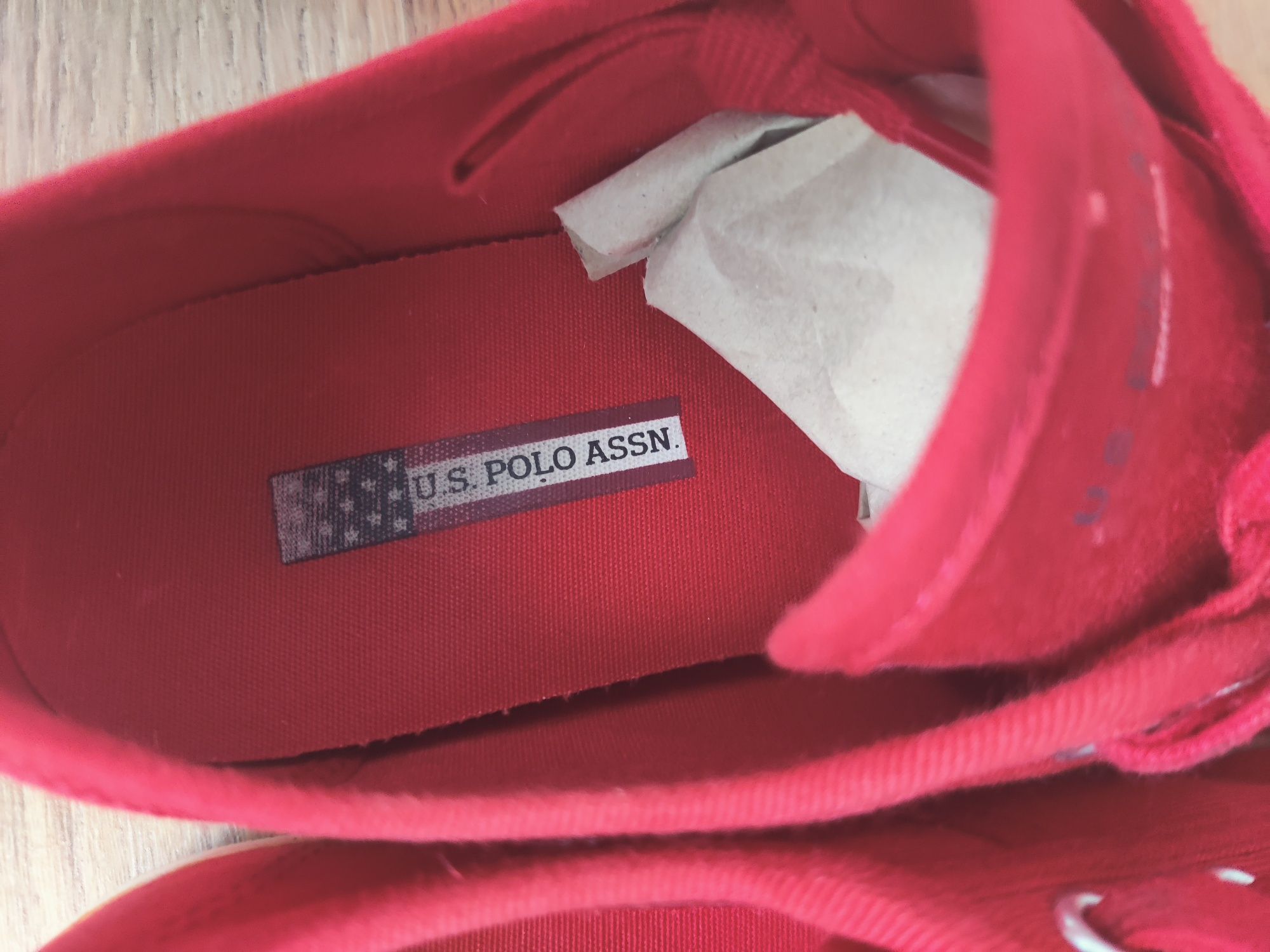 Tênis vermelhos confortáveis 38 / US Polo Assn.