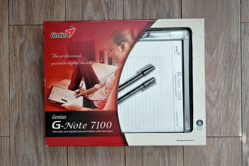 Графический планшет Genius G-Note 7100 Новый. Цифровой блокнот