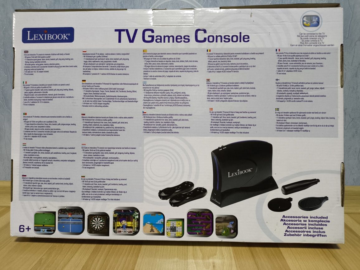 TV Game Console Lexibook 100 gier