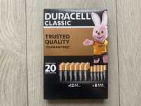 20x Alkaliczne baterie Duracell AA + AAA Okazja