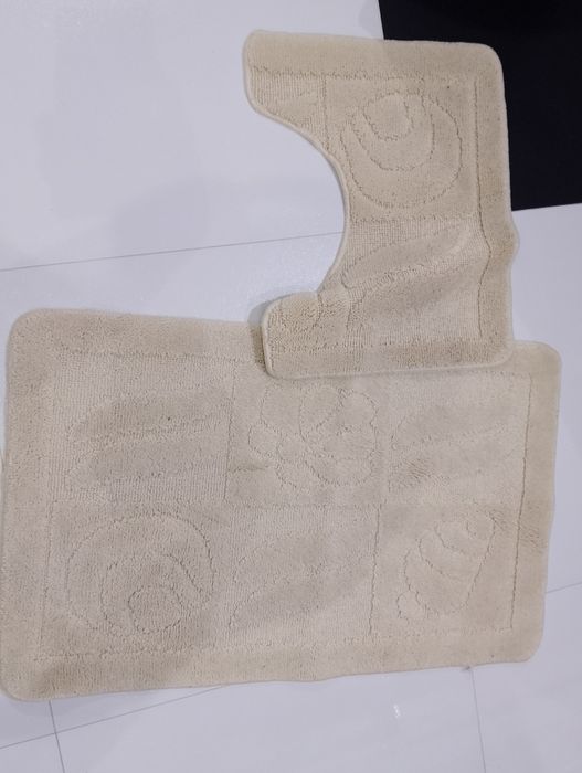 Dywaniki do WC beżowe